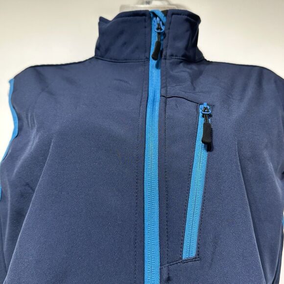 Little Donkey Andy Women's Blue Fleece Lined Softshell Vest Size M - Picture 3 of 9